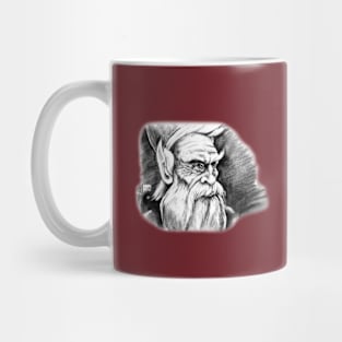 gnome art sketch Mug